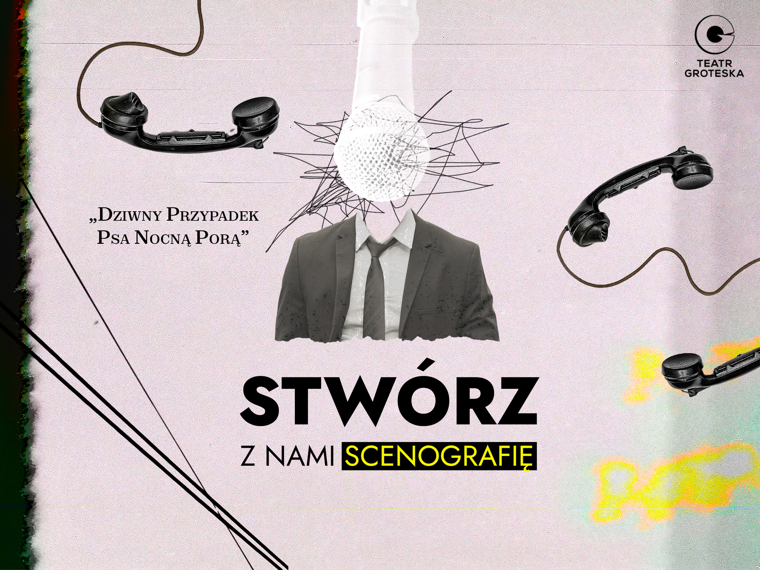 Stwórz z nami scenografię do spektaklu „Dziwny przypadek psa nocną porą”!